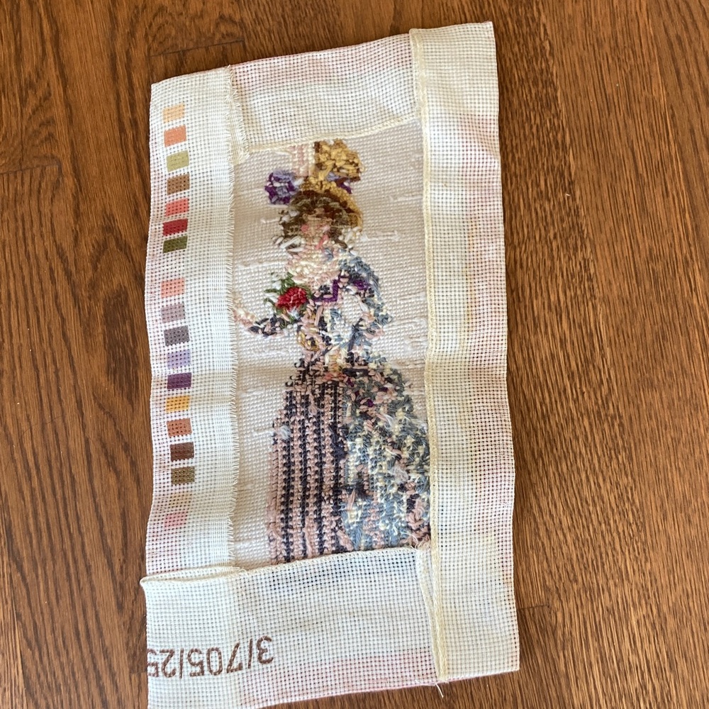 Vintage look Needlepoint - Picture 2 of 3